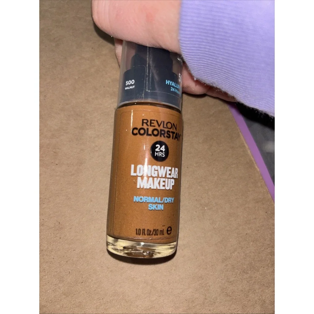 Revlon Colorstay 24 Hours Long‎ Wear Make Up Normal/dry Skin 1.0fl Oz 500 Walnut